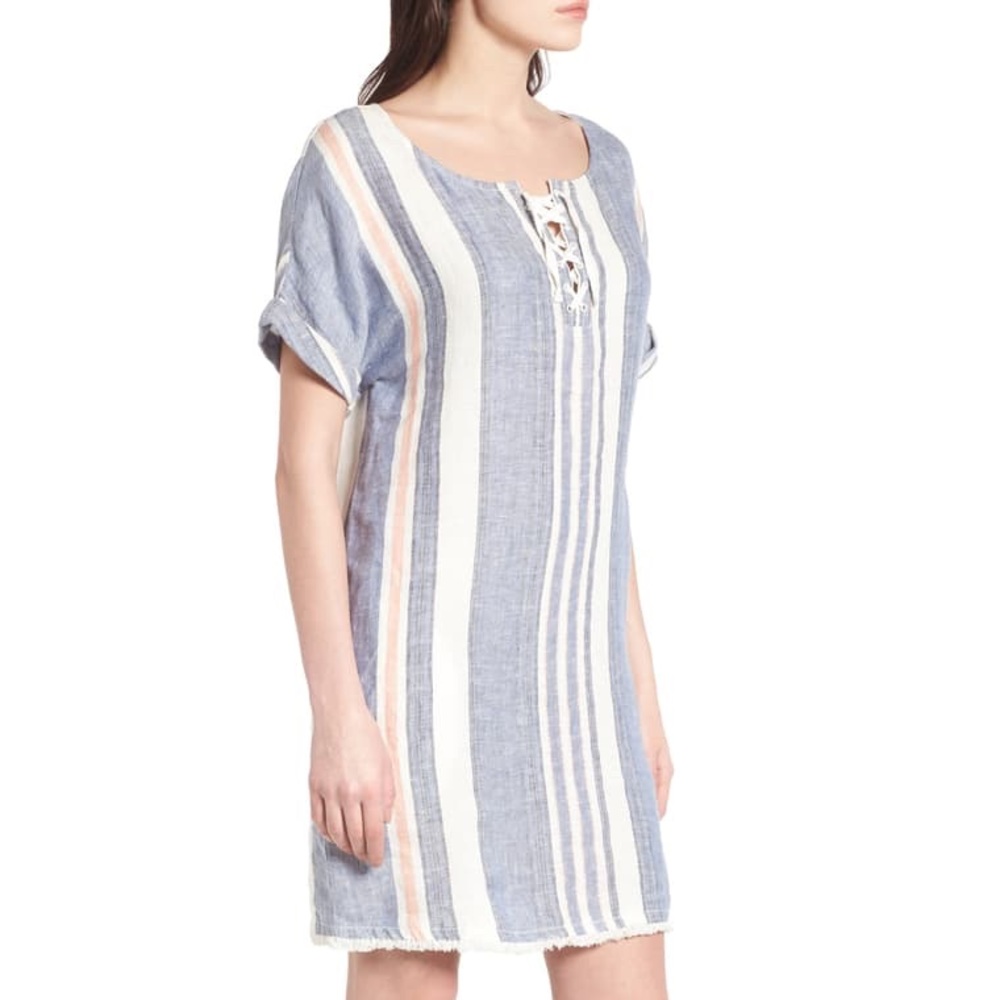 Caslon Lace Up Shift Dress